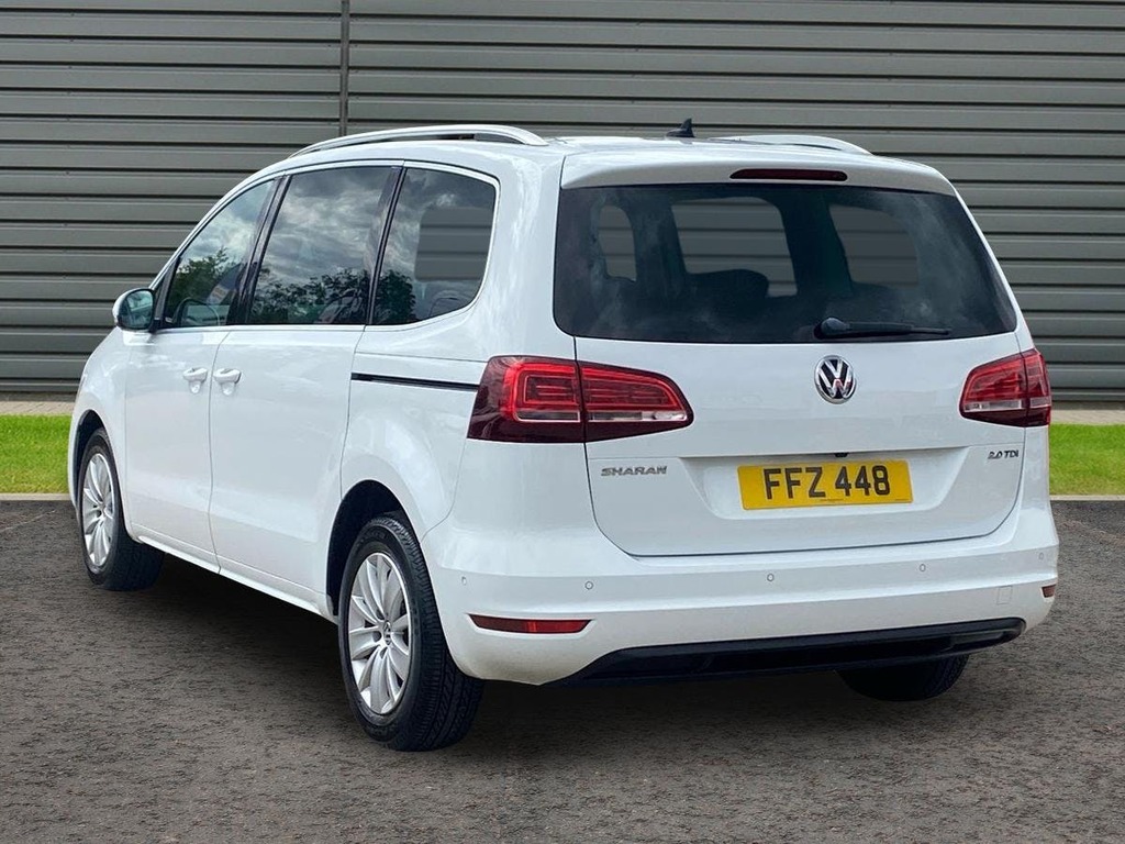 Volkswagen Sharan 2.0 Tdi Se Nav Mpv Dsg White #5