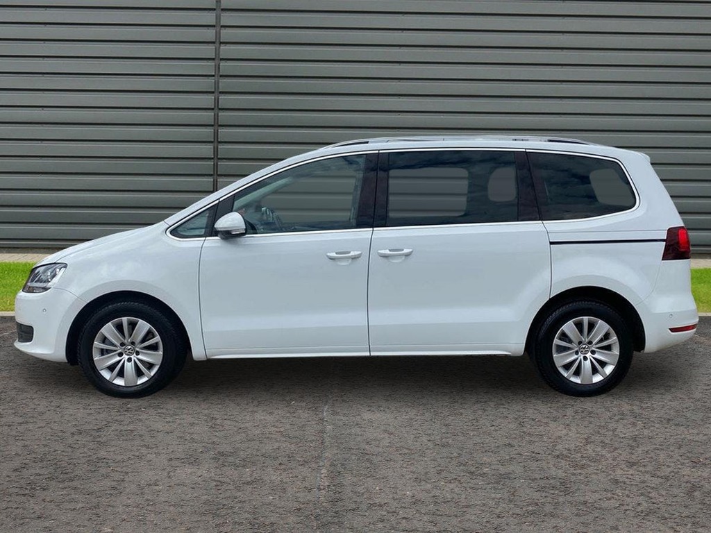 Volkswagen Sharan 2.0 Tdi Se Nav Mpv Dsg White #6