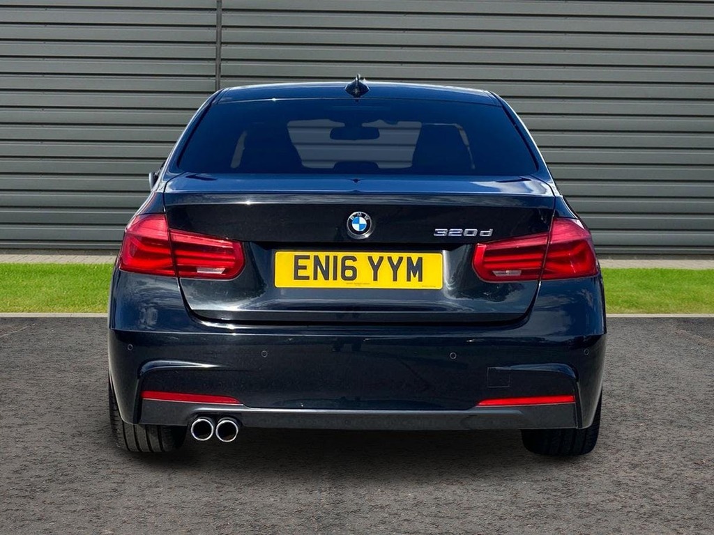 BMW 3 Series 2.0 320D M Sport Saloon Black #4