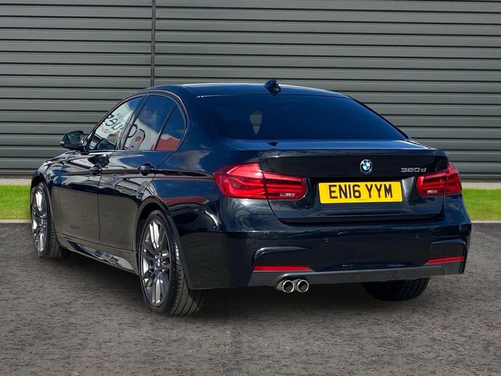 BMW 3 Series 2.0 320D M Sport Saloon Black #5