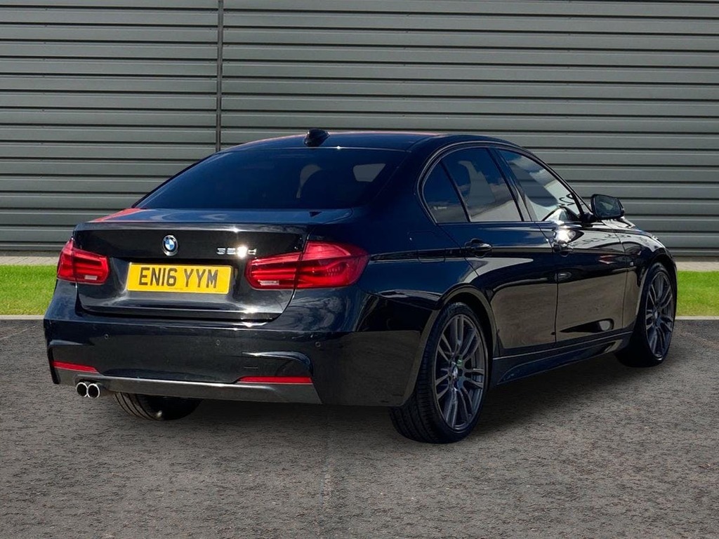 BMW 3 Series 2.0 320D M Sport Saloon Black #3