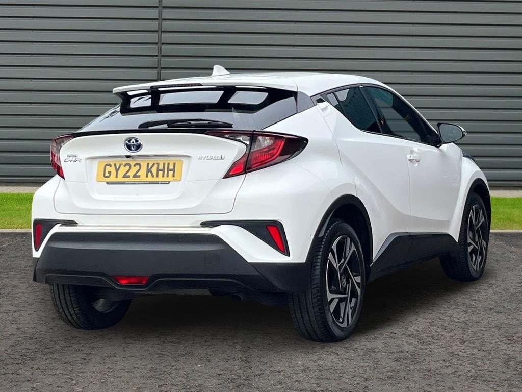 Toyota C-Hr 1.8 Vvt-h Design Suv Hybrid Cvt White #3
