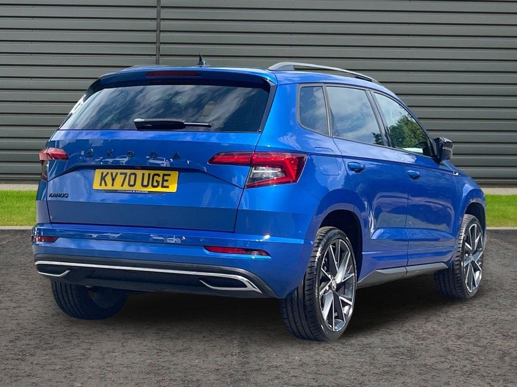 Skoda Karoq 1.5 Tsi Act Sportline Suv Blue #3