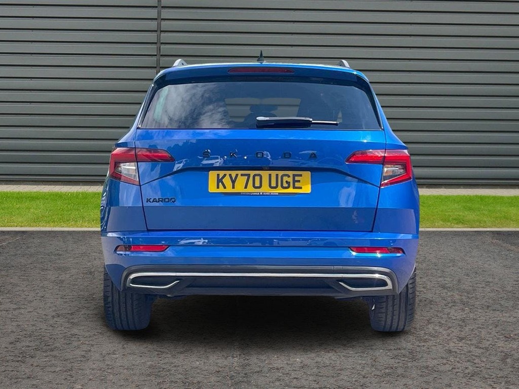 Skoda Karoq 1.5 Tsi Act Sportline Suv Blue #4