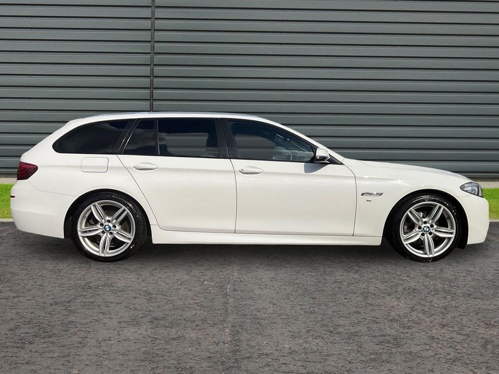 BMW 5 Series 2.0 520D M Sport Touring Blue #2