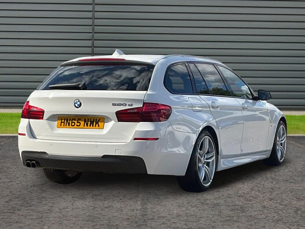 BMW 5 Series 2.0 520D M Sport Touring Blue #3