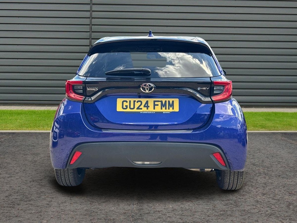 Toyota Yaris 1.5 Vvt-h Design Hatchback Hybrid E Cvt GU24FMM Blue #4