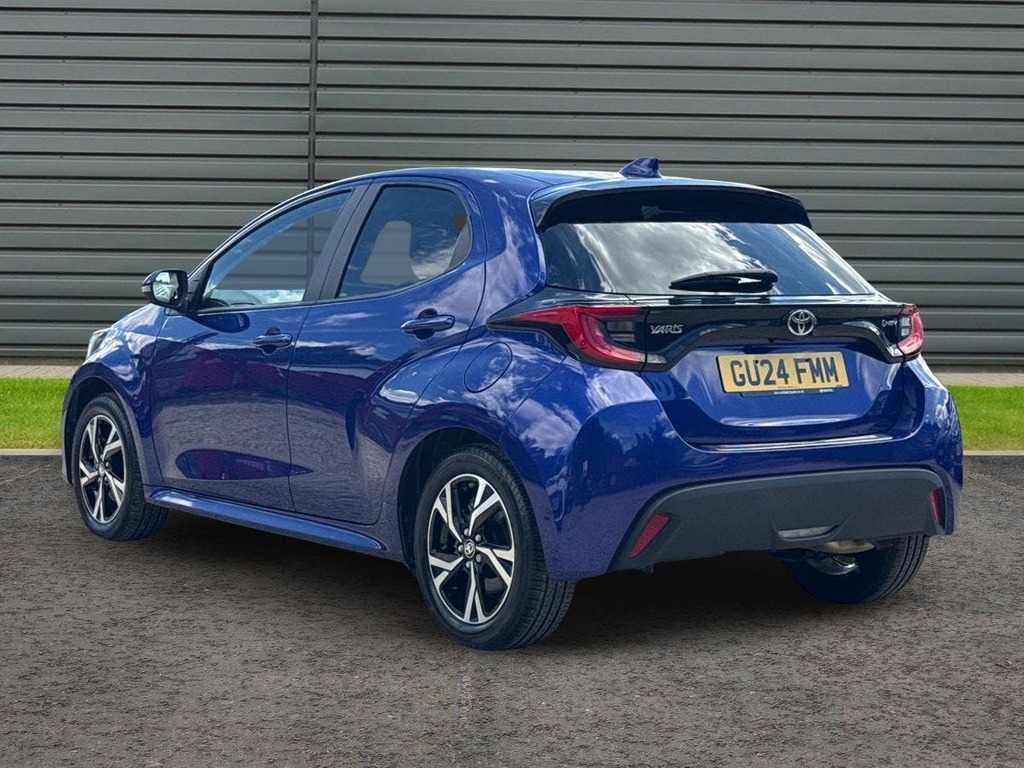 Toyota Yaris 1.5 Vvt-h Design Hatchback Hybrid E Cvt GU24FMM Blue #5