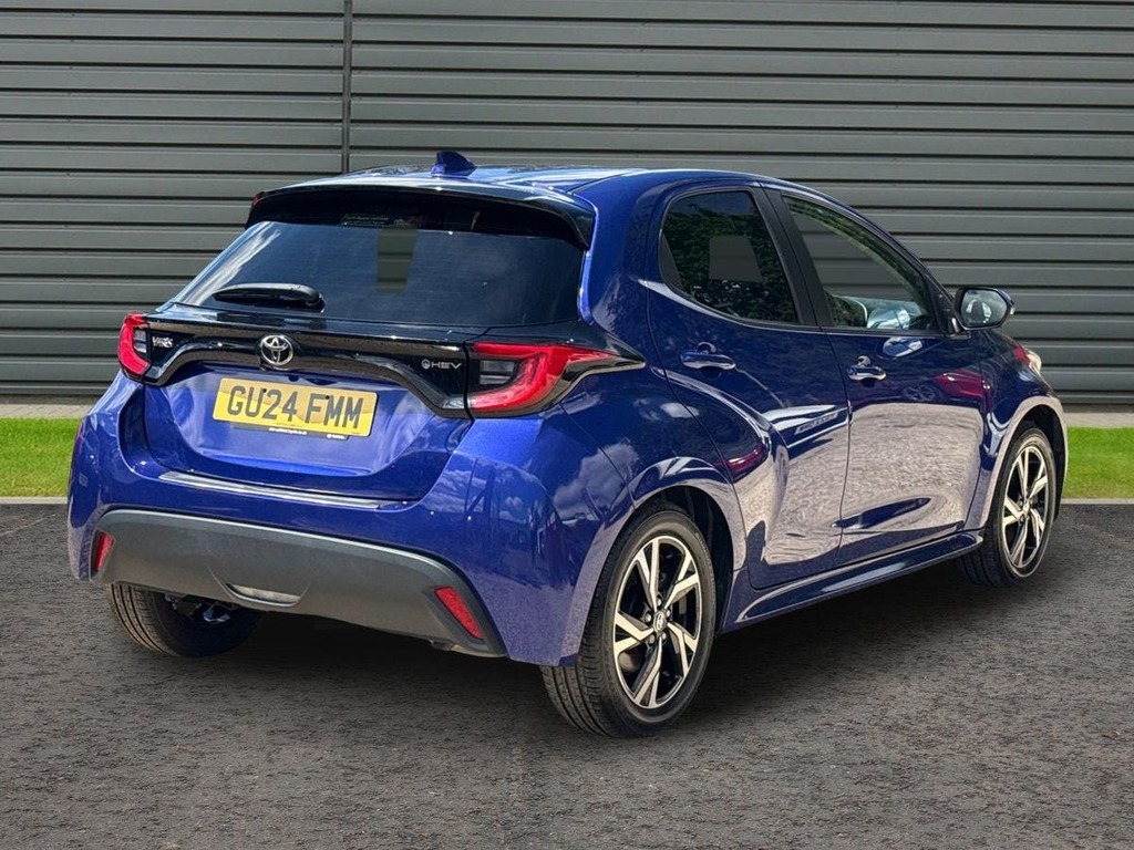 Toyota Yaris 1.5 Vvt-h Design Hatchback Hybrid E Cvt GU24FMM Blue #3