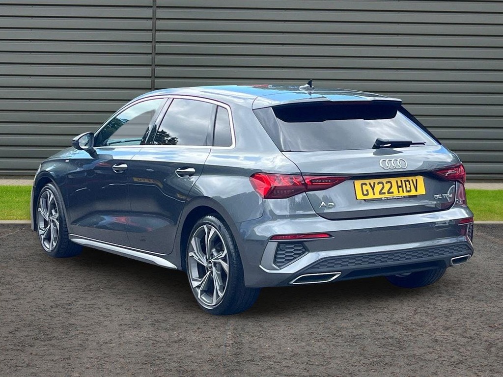 Audi A3 1.5 Tfsi 35 S Line Sportback GY22HDV Grey #5