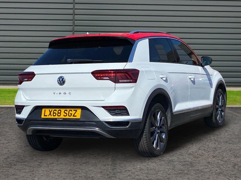 Volkswagen T-Roc 1.5 Tsi Evo Sel Suv LX68SGZ White #3