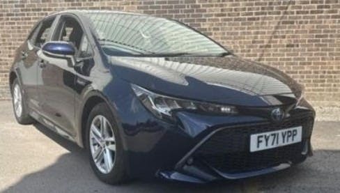 Toyota Corolla 1.8 Vvt-h Icon Tech Hatchback Hybrid C Blue