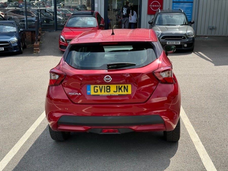 Nissan Micra 1.0 Acenta Limited Edition Hatchback Ma Red #4