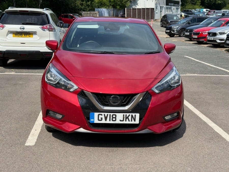 Nissan Micra 1.0 Acenta Limited Edition Hatchback Ma Red #3