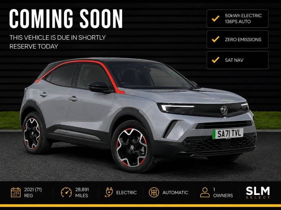 Vauxhall Mokka-e 50Kwh Sri Nav Premium Suv Grey