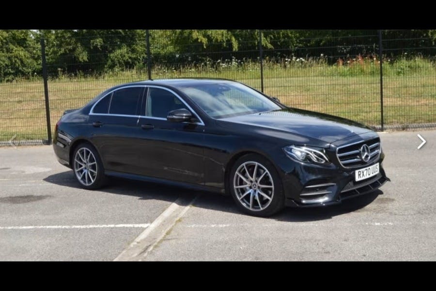 Mercedes-Benz E Class 2.0 E220d Amg Line Edition Saloon G Tro RX70UUS Black #3