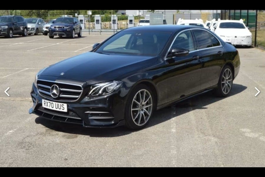 Mercedes-Benz E Class 2.0 E220d Amg Line Edition Saloon G Tro RX70UUS Black #2