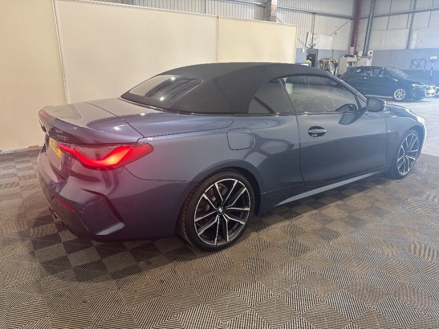 BMW 4 Series 2.0 420I M Sport Convertible Blue #3