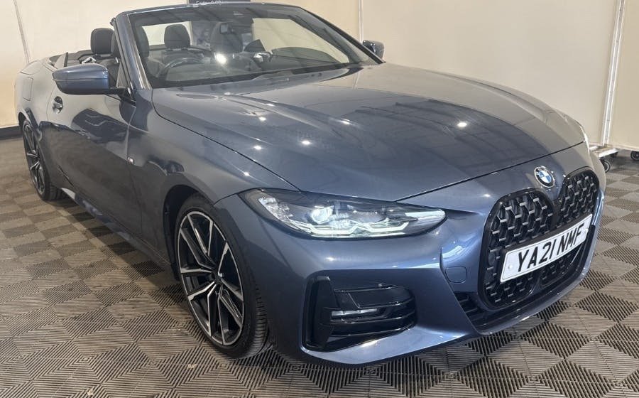 BMW 4 Series 2.0 420I M Sport Convertible Blue