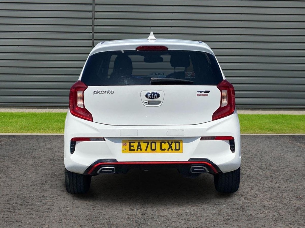 Kia Picanto 1.0 T Gdi Gt Line Hatchback EA70CXD White #4