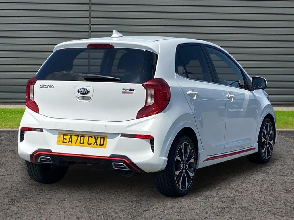Kia Picanto 1.0 T Gdi Gt Line Hatchback EA70CXD White #3