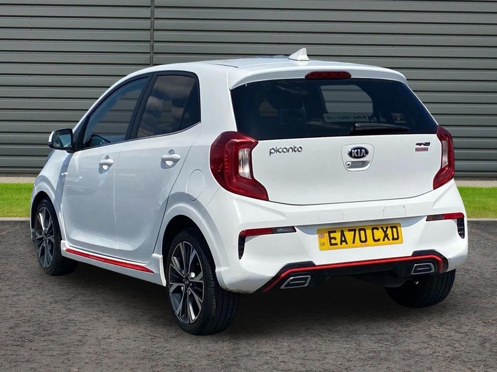 Kia Picanto 1.0 T Gdi Gt Line Hatchback EA70CXD White #5