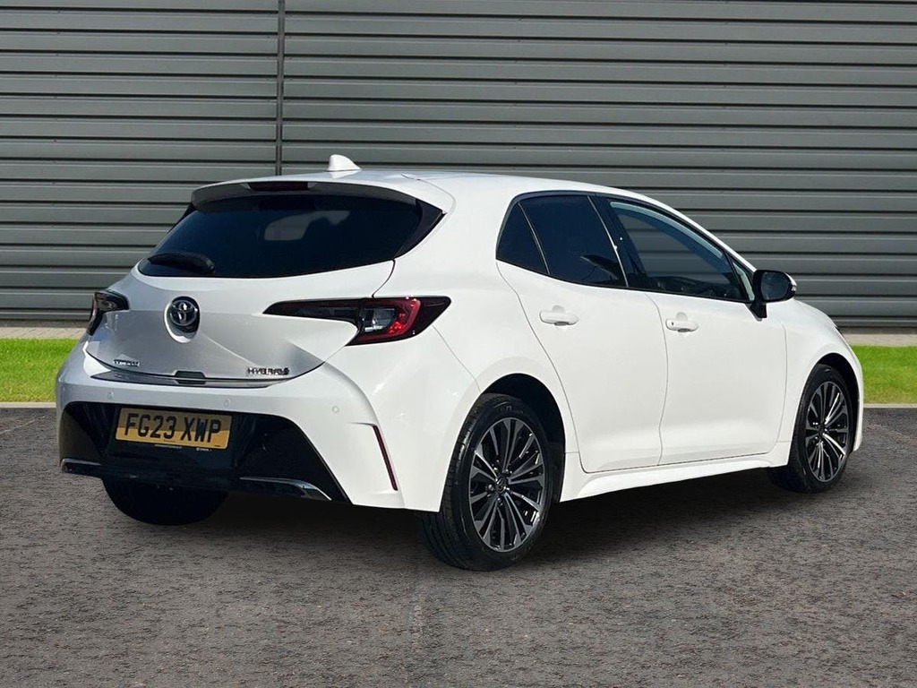 Toyota Corolla 1.8 Vvt-h Design Hatchback Hybrid Cvt White #3