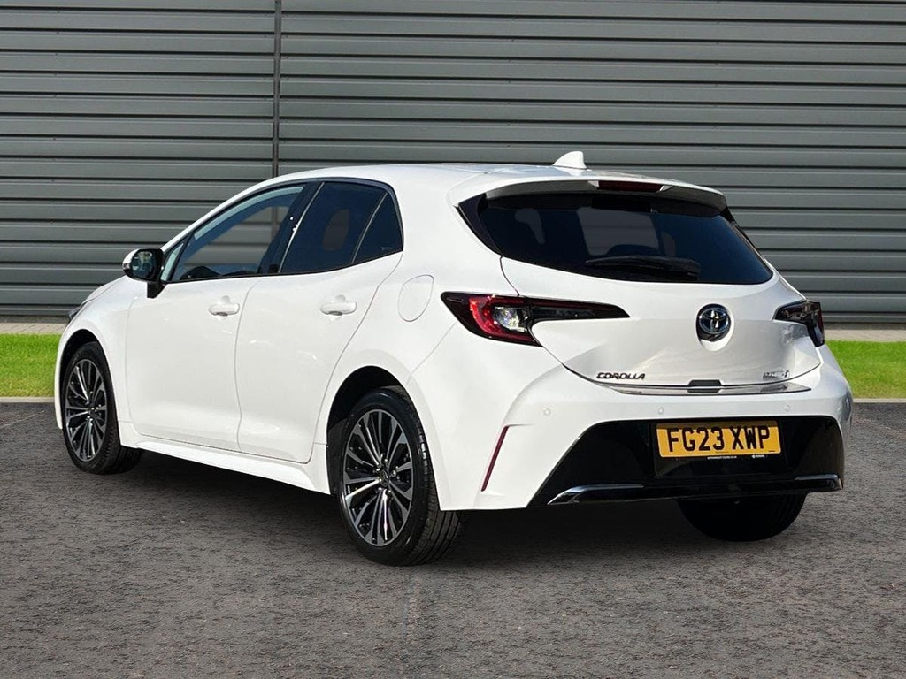 Toyota Corolla 1.8 Vvt-h Design Hatchback Hybrid Cvt White #5