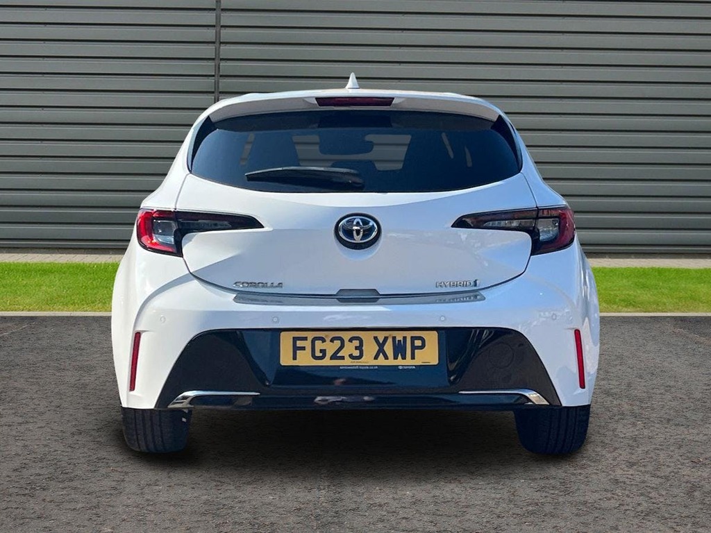 Toyota Corolla 1.8 Vvt-h Design Hatchback Hybrid Cvt White #4