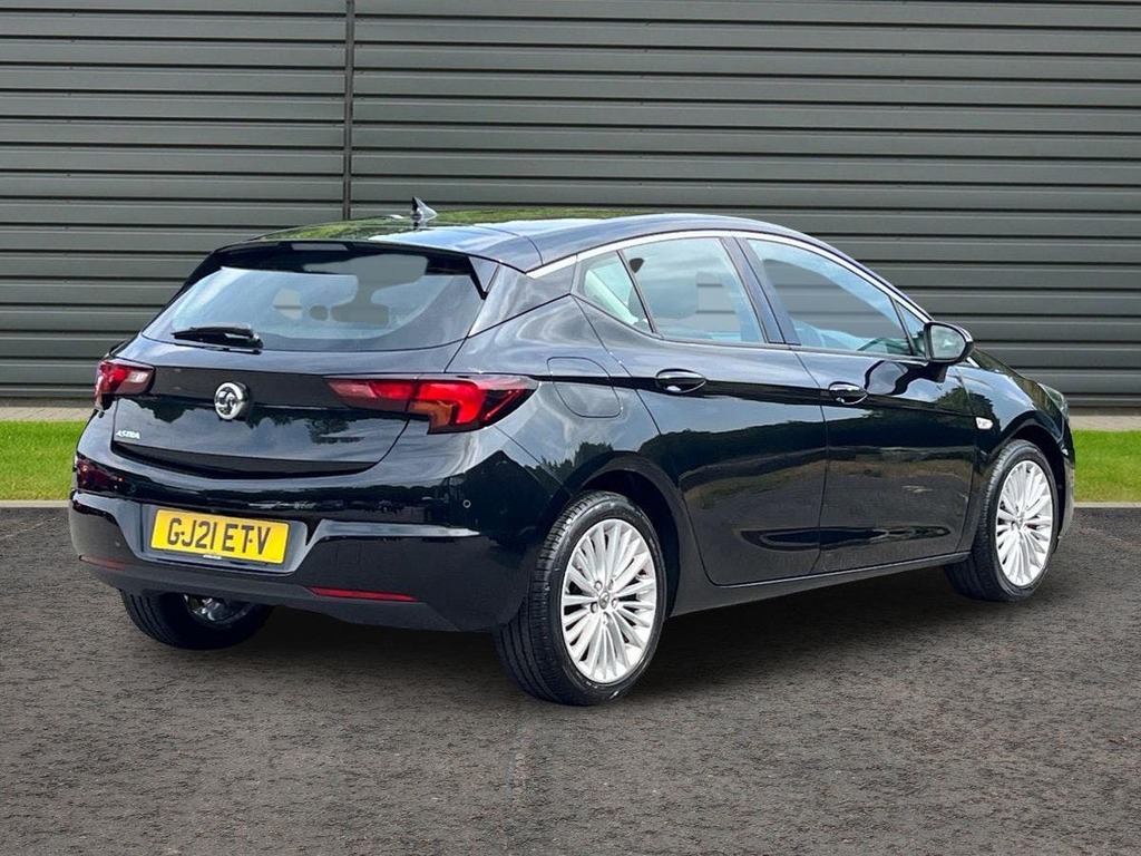 Vauxhall Astra 1.2 Turbo Elite Nav Premium Hatchback M GJ21ETV Black #3