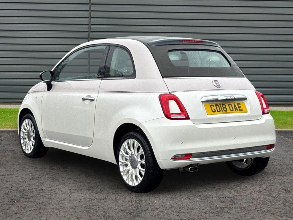 Fiat 500C 1.2 60Th Convertible White #6