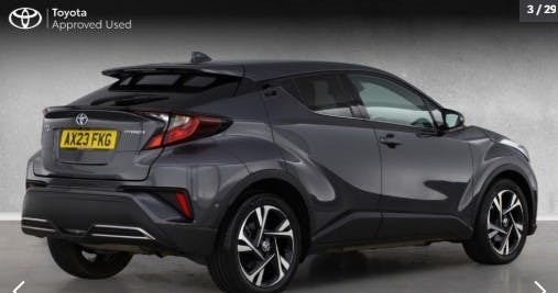 Toyota C-Hr 2.0 2.0 Vvt-h Design Suv Hybrid Cvt Grey #3