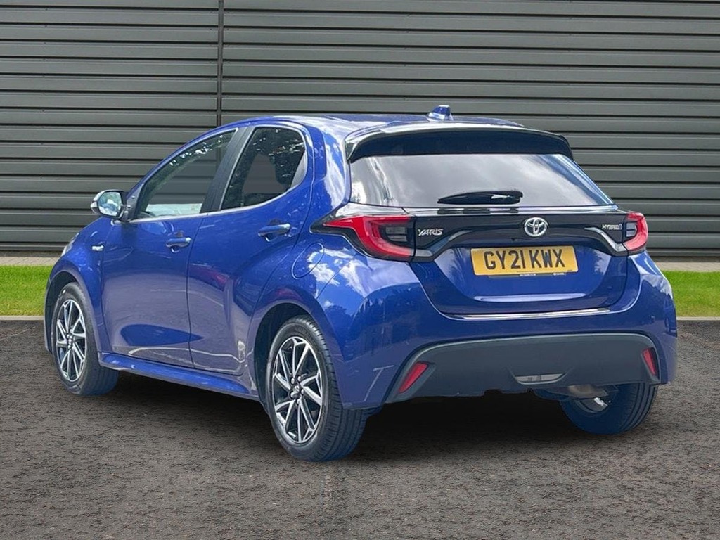 Toyota Yaris 1.5 Vvt-h Design Hatchback Hybrid E Cvt Blue #5