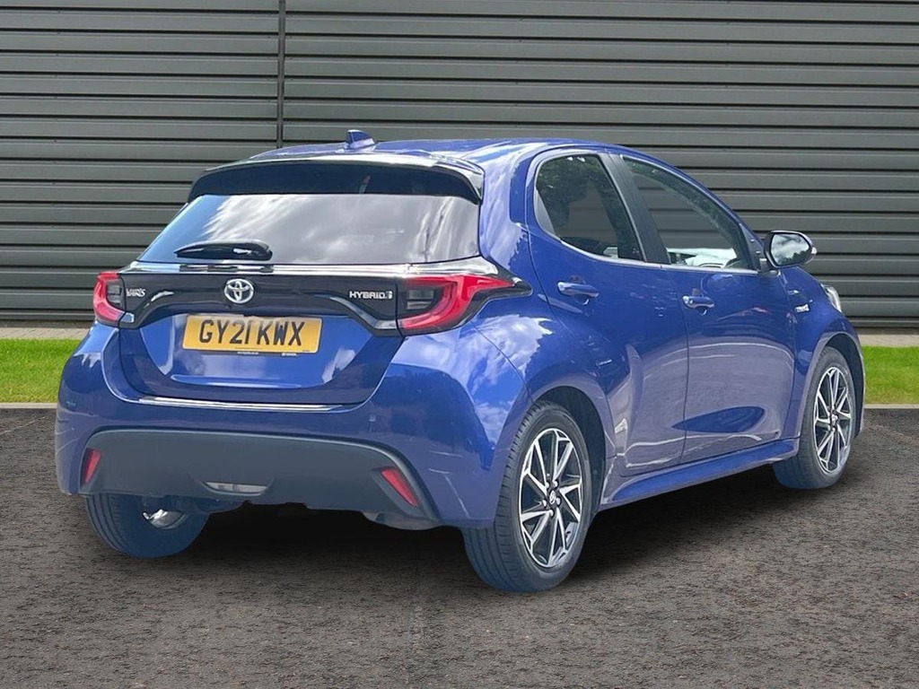Toyota Yaris 1.5 Vvt-h Design Hatchback Hybrid E Cvt Blue #3