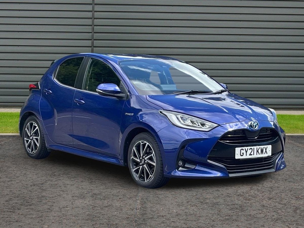 Toyota Yaris 1.5 Vvt-h Design Hatchback Hybrid E Cvt Blue