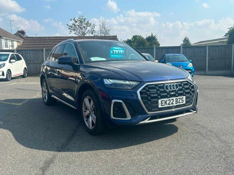 Audi Q5 2.0 Tfsie 50 S Line Suv Plug In Hybrid Blue