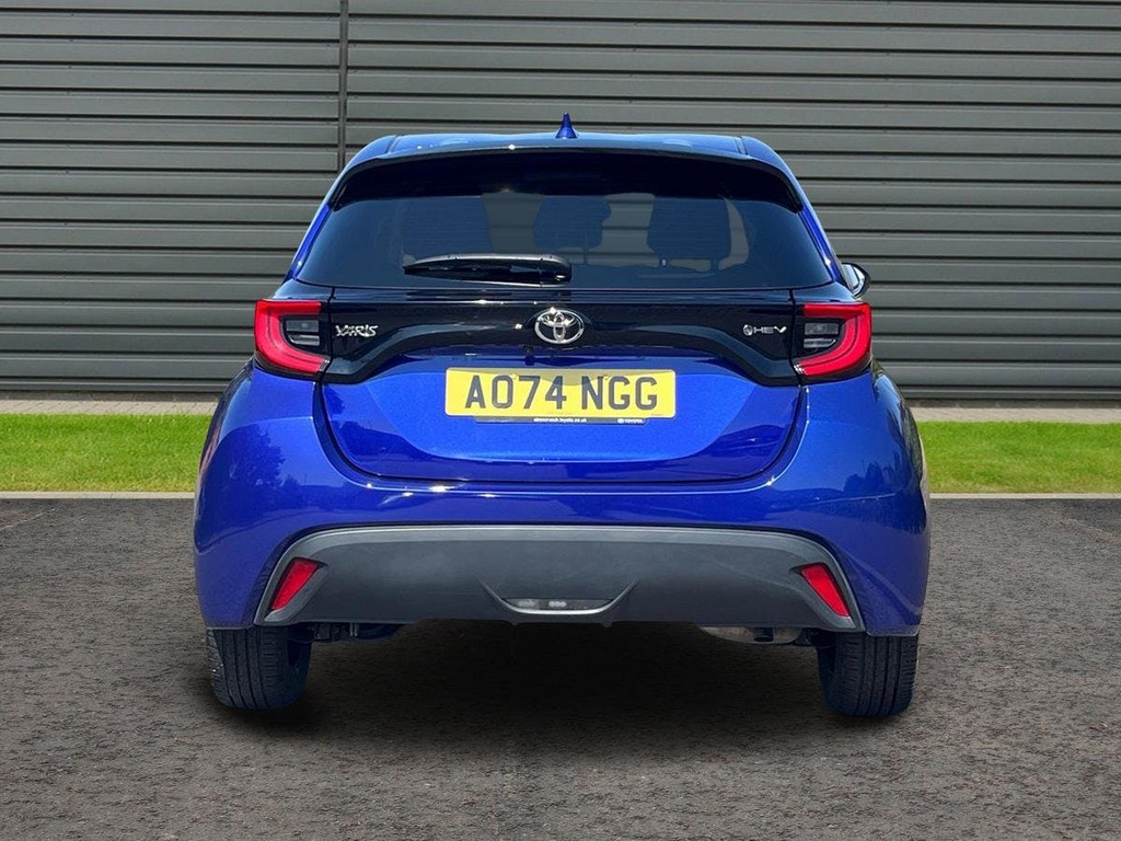 Toyota Yaris 1.5 Vvt-h Design Hatchback Hybrid E Cvt Blue #4