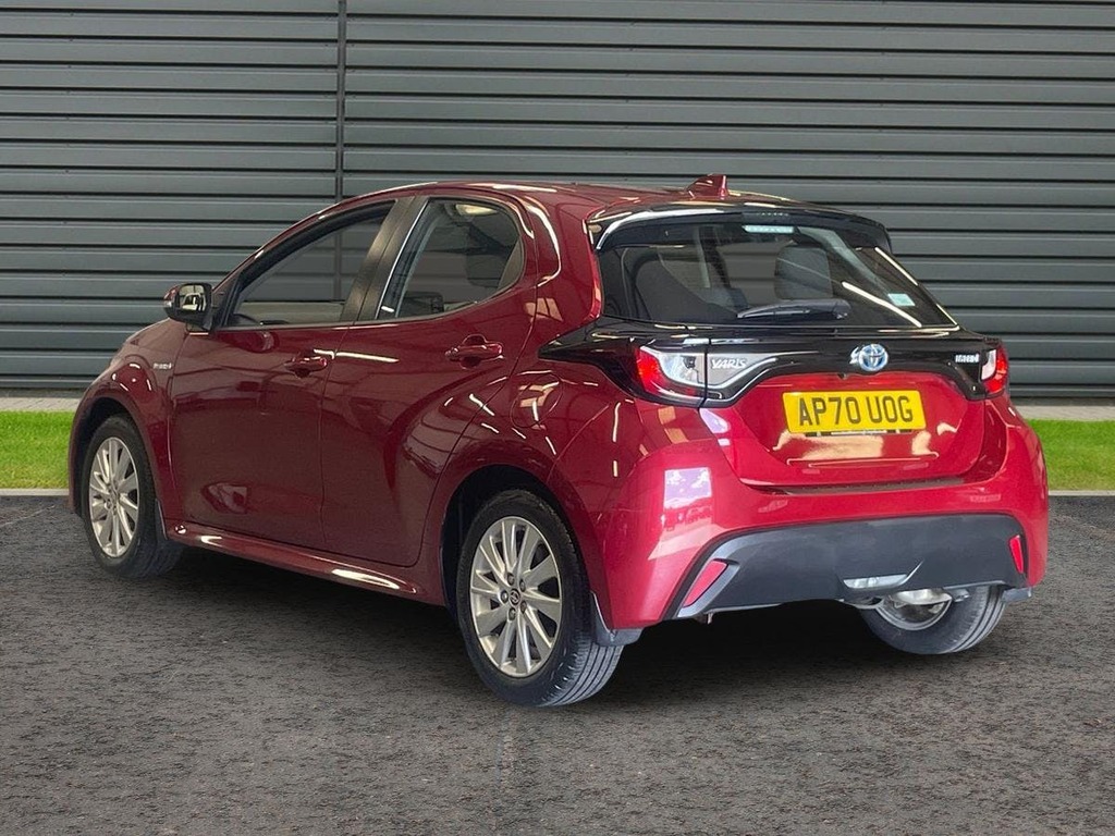 Toyota Yaris 1.5 Vvt-h Icon Hatchback Hybrid E Cvt Red #5