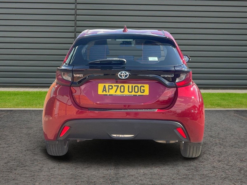 Toyota Yaris 1.5 Vvt-h Icon Hatchback Hybrid E Cvt Red #4