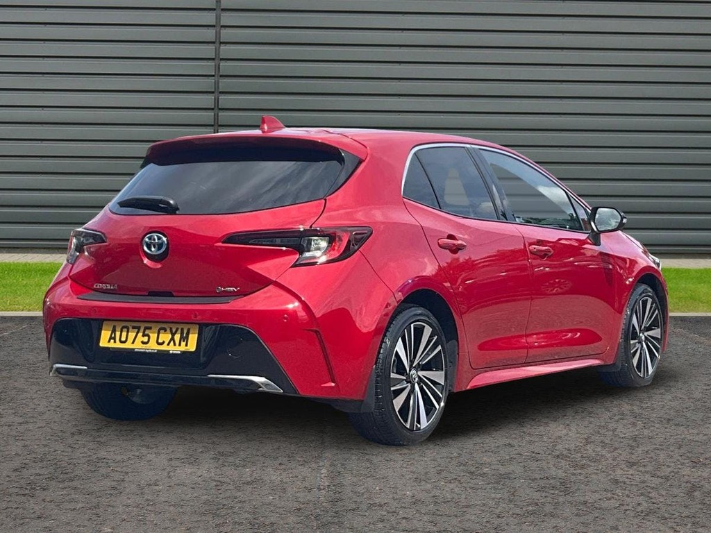 Toyota Corolla 1.8 Vvt-h Design Hatchback Hybrid Cvt Red #3