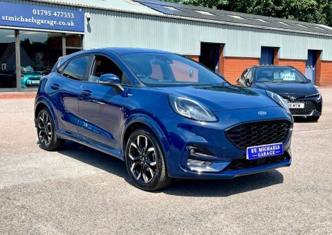 Ford Puma Suv YJ23UCN Blue #4