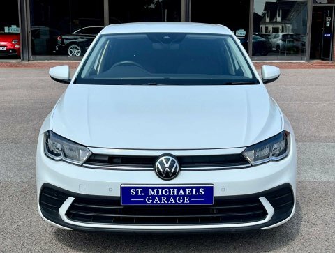 Volkswagen Polo Hatchback LL74TTU White #5