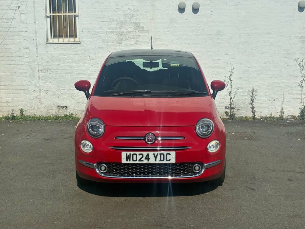 Fiat 500 Hatchback Red #3