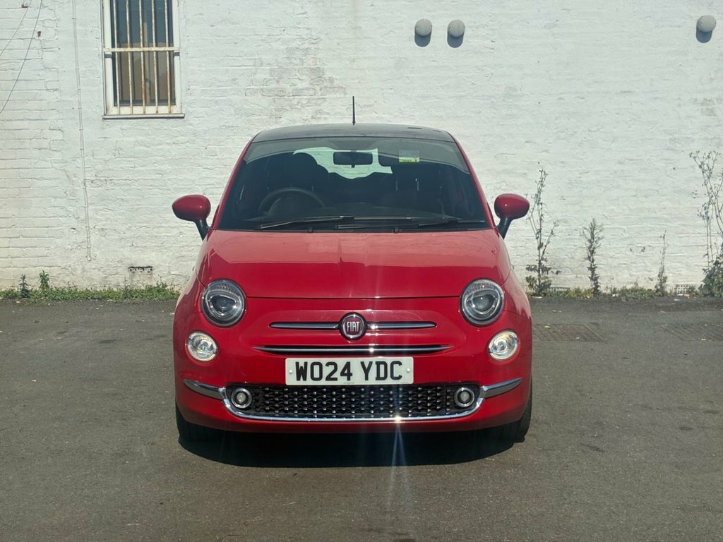 Fiat 500 Hatchback Red #4