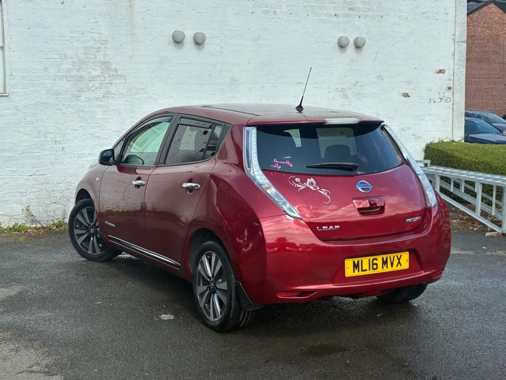 Nissan Leaf 80Kw Acenta 30Kwh Hatchback Red #8