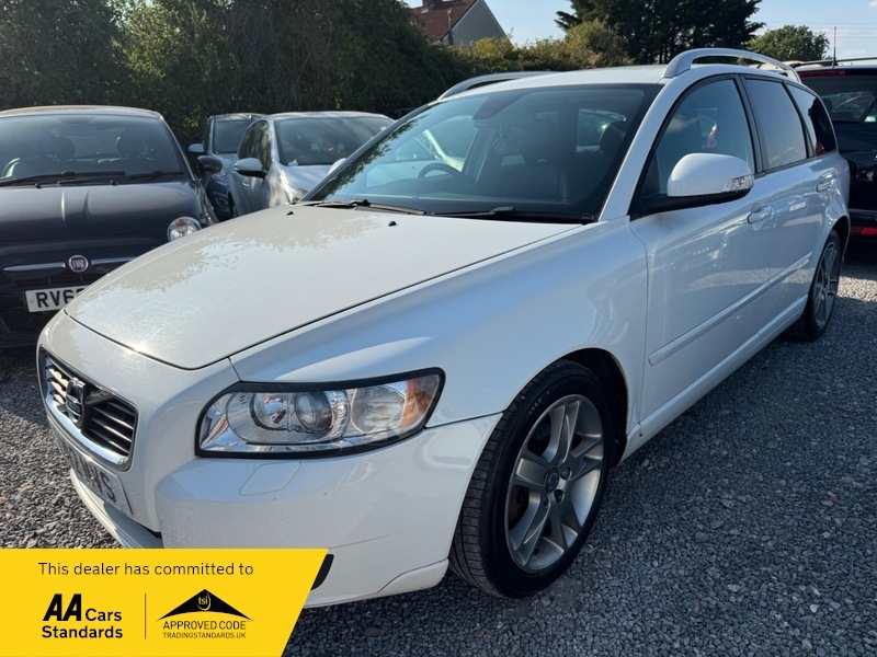 Volvo V50 Drive Se Lux Edition White