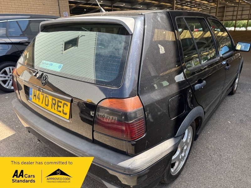 Volkswagen Golf Gti Black #4