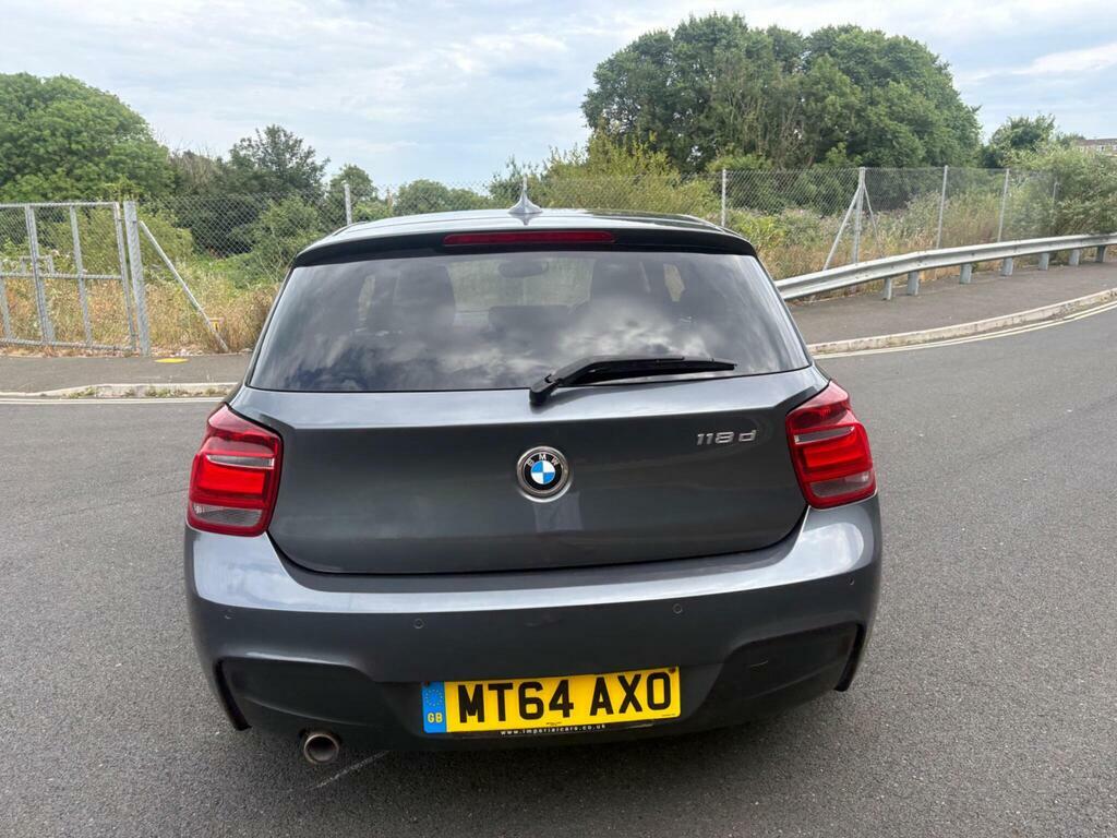 BMW 1 Series 2.0 118D M Sport Euro 5 S S Grey #4