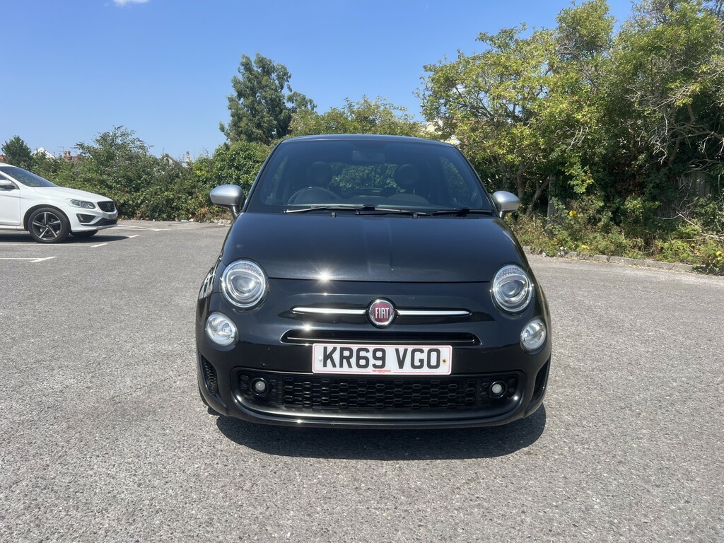 Fiat 500 1.2 1.2 69Hp Rockstar 201969 KR69VGO Black #3