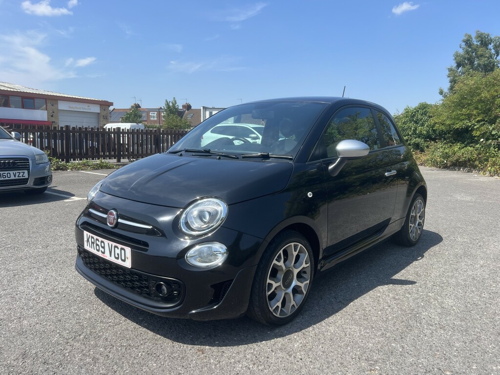 Fiat 500 1.2 1.2 69Hp Rockstar 201969 KR69VGO Black #4